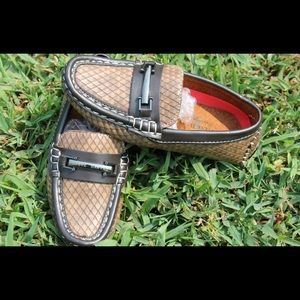 Boy's Brown Steve Harvey Celebrity Edition Wynton Comfort Driving Loafers Size 5
